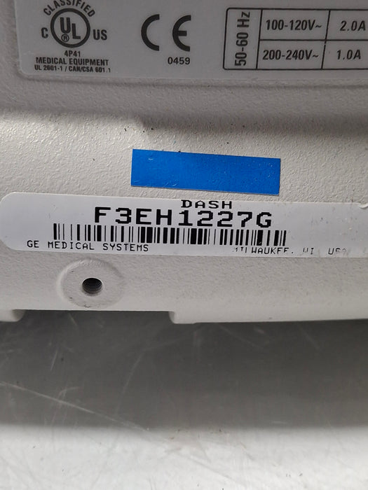 GE Healthcare Dash 4000 - Masimo SpO2 Patient Monitor