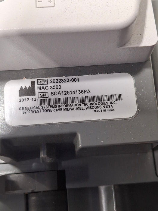 GE Healthcare MAC 3500 ECG