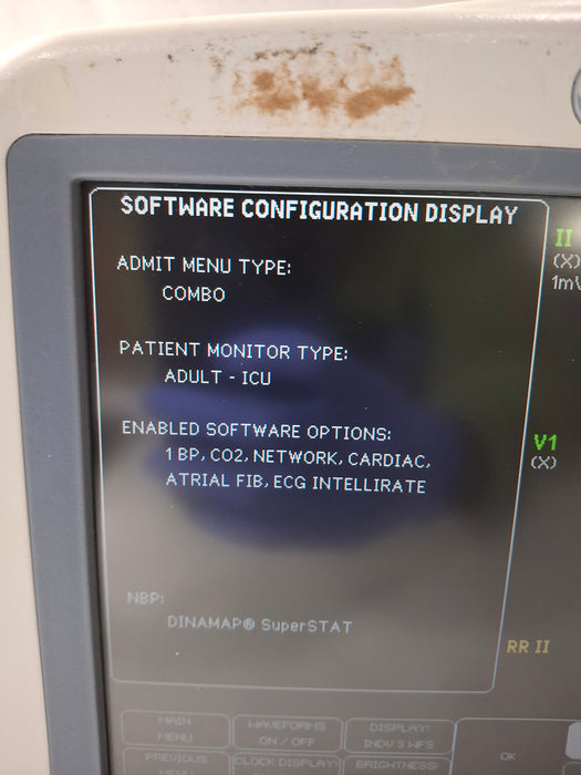 GE Healthcare Dash 4000 - Masimo SpO2 Patient Monitor