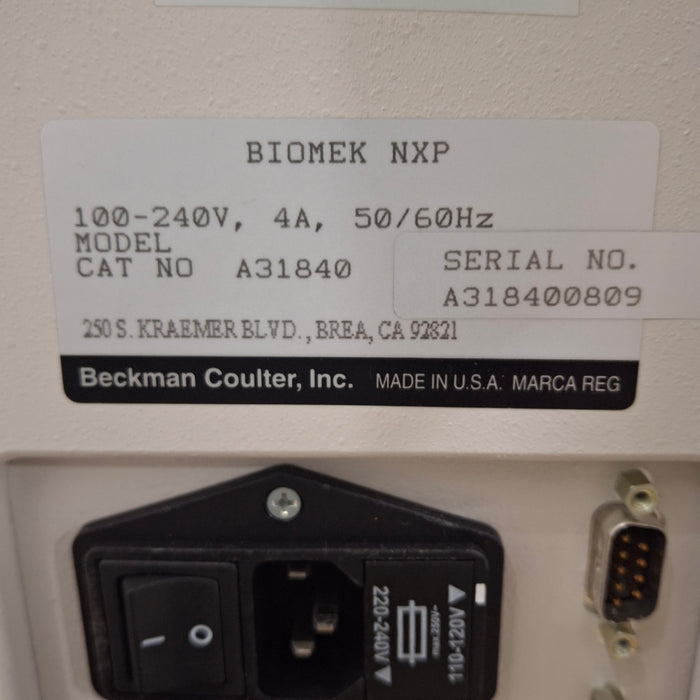 Beckman Coulter Biomek NXP Multichannel Laboratory Automation Workstation
