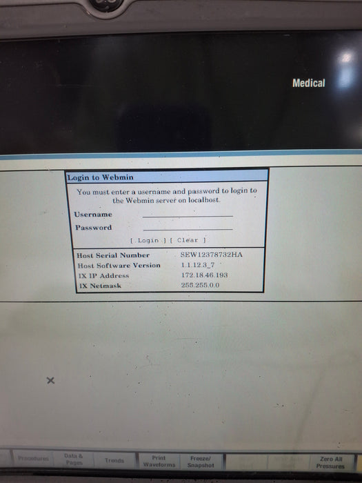GE Healthcare Carescape B650 Critical Care Patient Monitor
