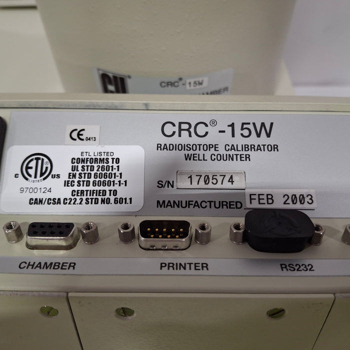 Capintec CRC-15W Radioisotope Calibrator