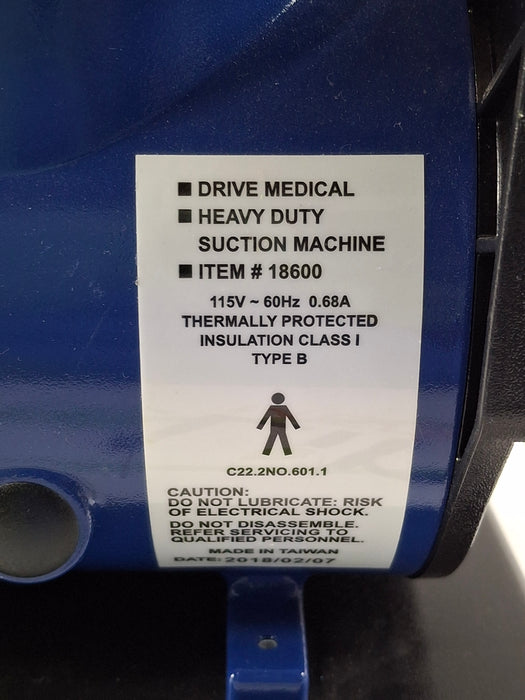 Drive Medical 18600 Heavy Duty Suction Machine