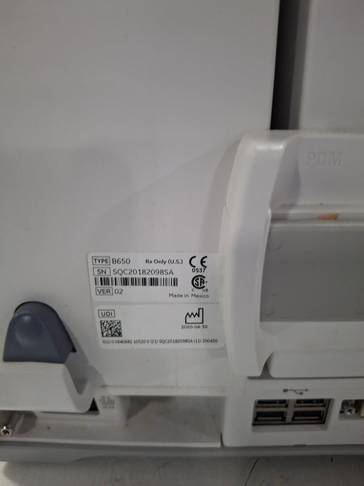 GE Healthcare Carescape B650 Critical Care Patient Monitor