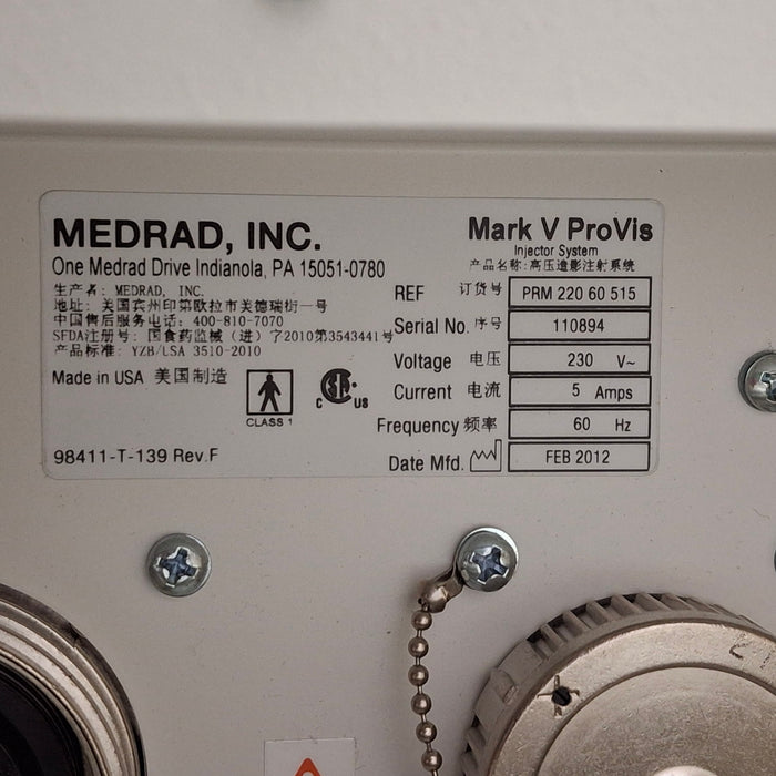 Medrad Mark V ProVis Injector