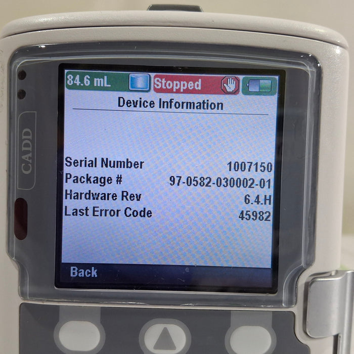 Smiths Medical CADD Solis 2100 Ambulatory Infusion Pump