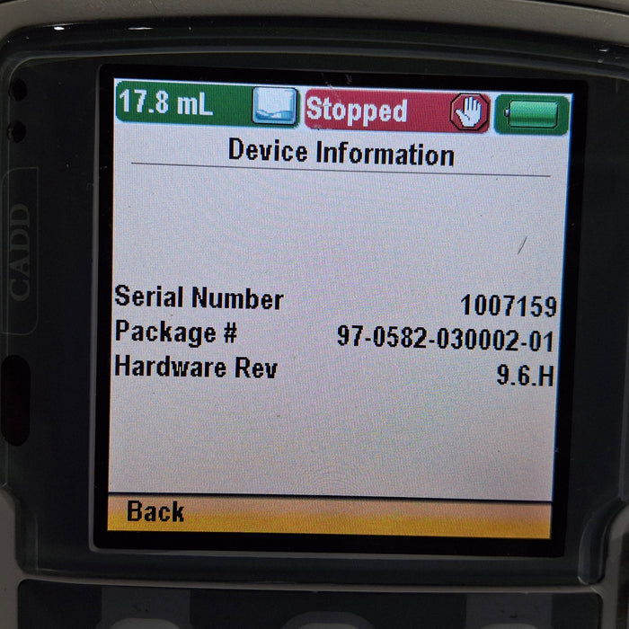 Smiths Medical CADD Solis 2100 Ambulatory Infusion Pump