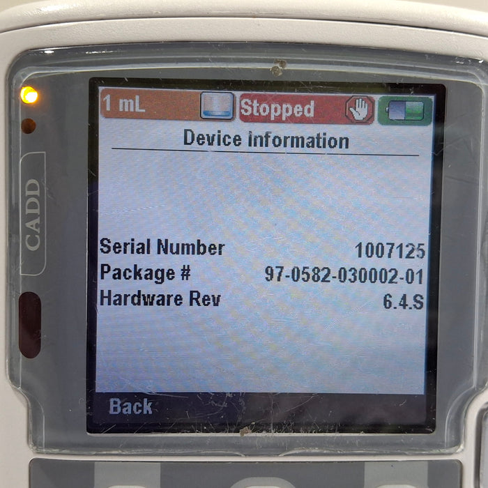 Smiths Medical CADD Solis 2100 Ambulatory Infusion Pump
