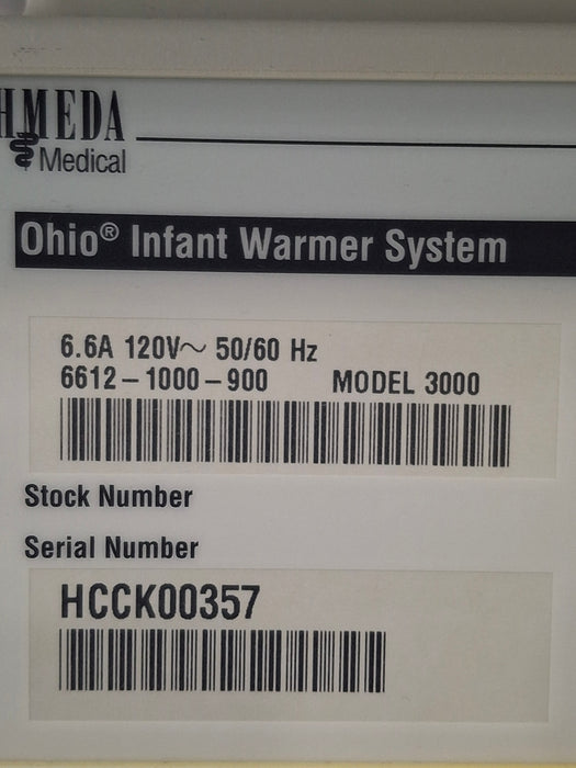 Ohmeda Medical Ohmeda Medical Ohio Model 3000 Infant Warmer Infant Warmers and Incubators reLink Online
