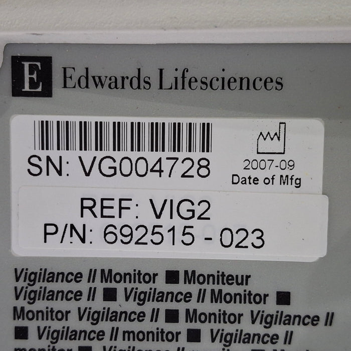 Edwards Lifesciences Vigilance II Patient Monitor