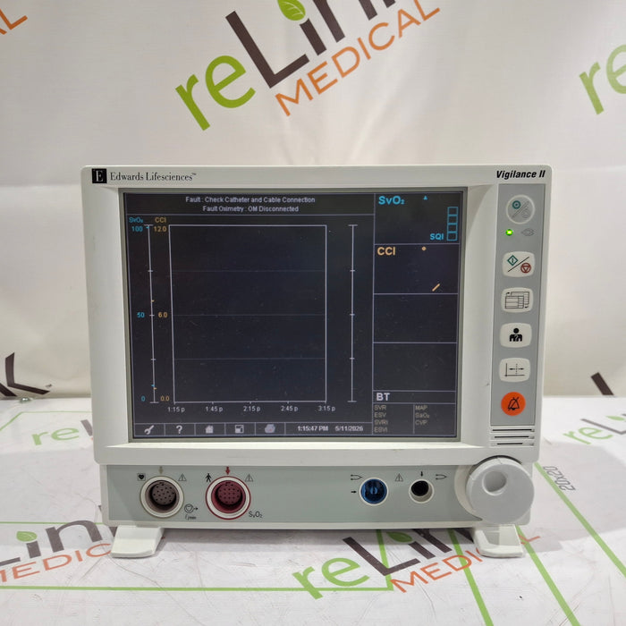 Edwards Lifesciences Vigilance II Patient Monitor