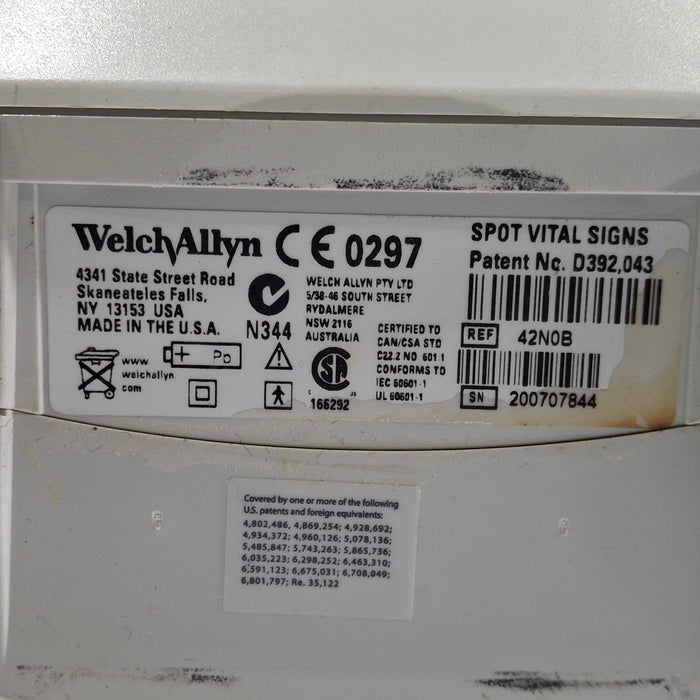Welch Allyn Spot 420 - NIBP, Nellcor SpO2 Vital Signs Monitor