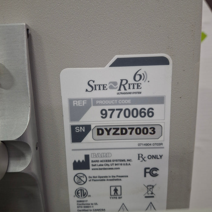 Bard Medical Site Rite 6 Ultrasound