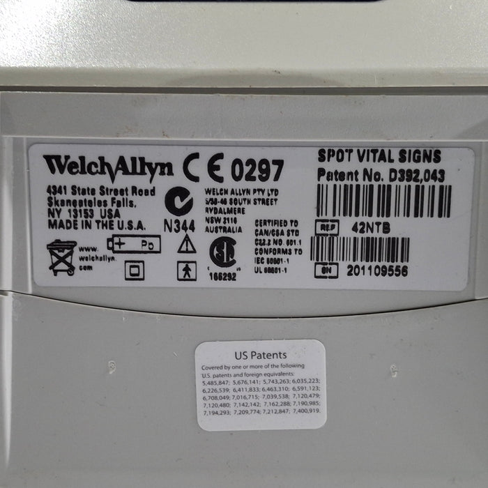 Welch Allyn Spot 420 - NIBP, Temp, Nellcor SpO2 Vital Signs Monitor