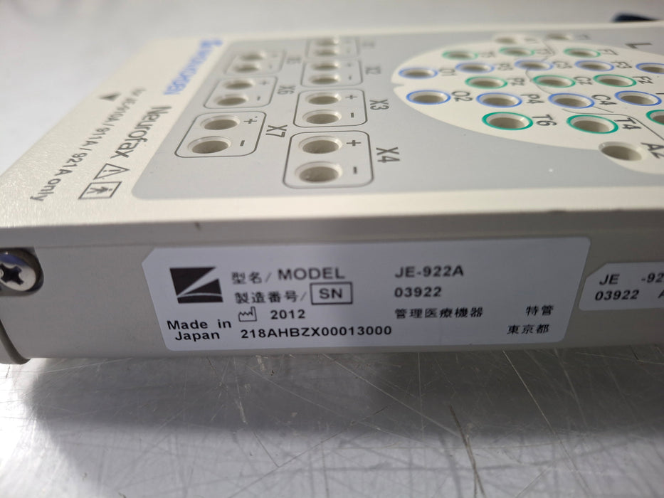 Nihon Kohden JE-922A Neurofax Junction Box