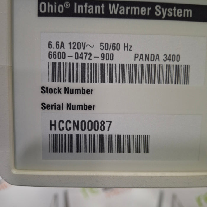 GE Healthcare Panda 3400 Panda Infant Warmer