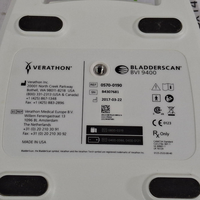 Verathon Medical, Inc BVI 9400 Bladderscan