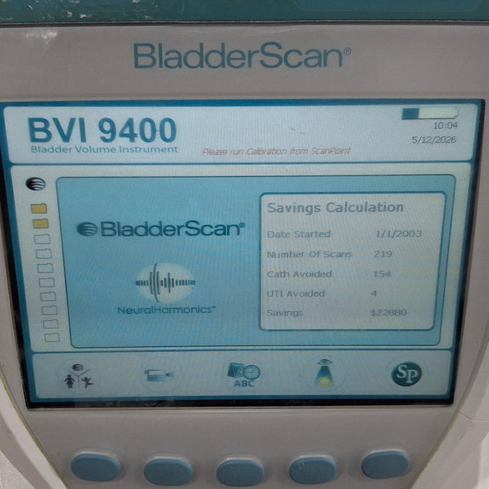 Verathon Medical, Inc BVI 9400 Bladderscan