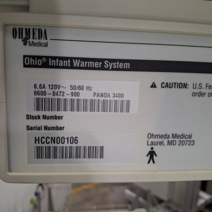 GE Healthcare Panda 3400 Panda Infant Warmer