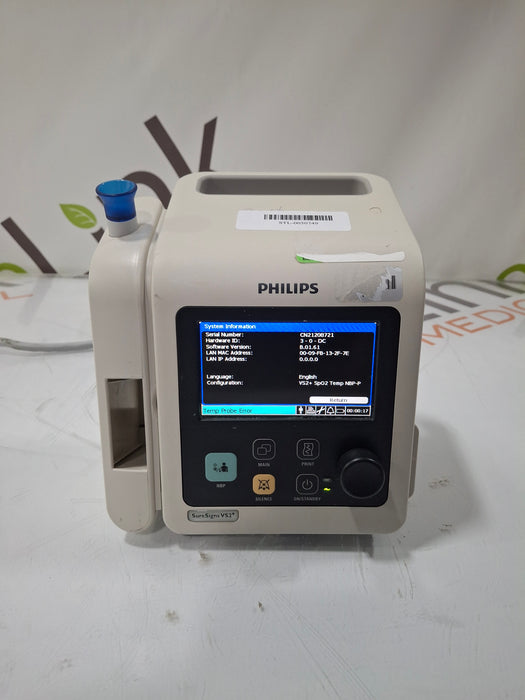 Philips SureSigns VS2+ Vital Signs Monitor