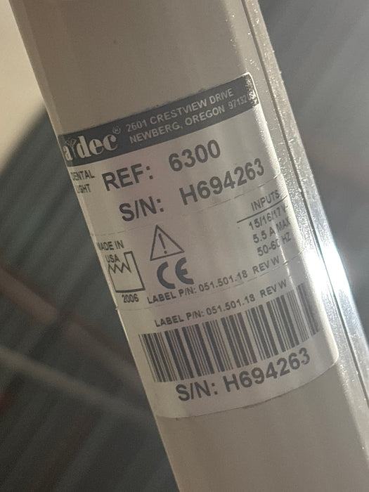 A-Dec Cascade 1040 Dental Chair