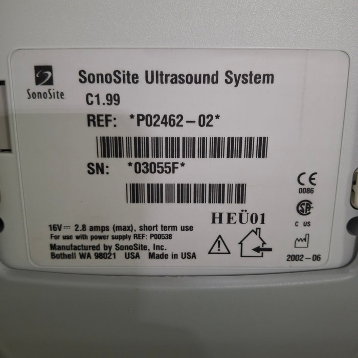 Sonosite 180 Plus Portable Ultrasound