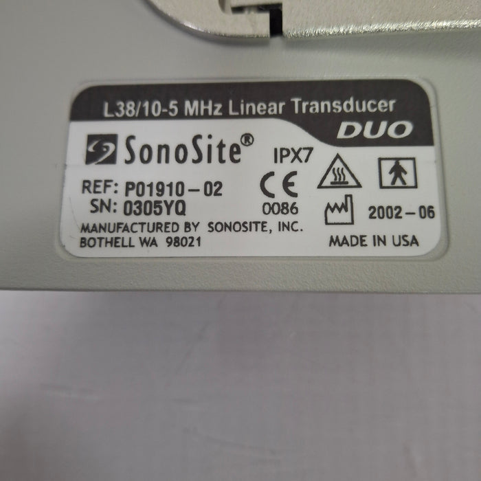 Sonosite 180 Plus Portable Ultrasound