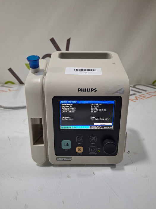 Philips SureSigns VS2+ Vital Signs Monitor