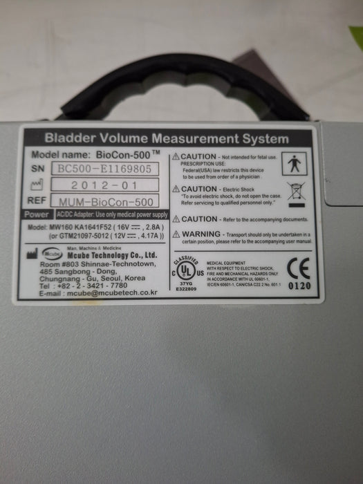 Medline CubeScan BioCon 500 Bladder Scanner