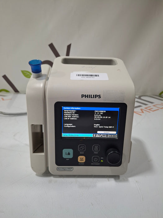 Philips SureSigns VS2+ Vital Signs Monitor