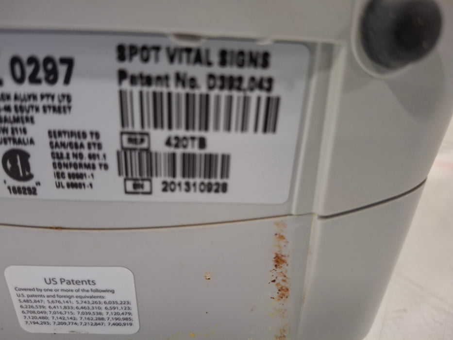 Welch Allyn Spot 420 - NIBP, Temp Vital Signs Monitor