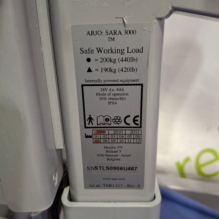 Arjo Sara 3000 Patient Lift