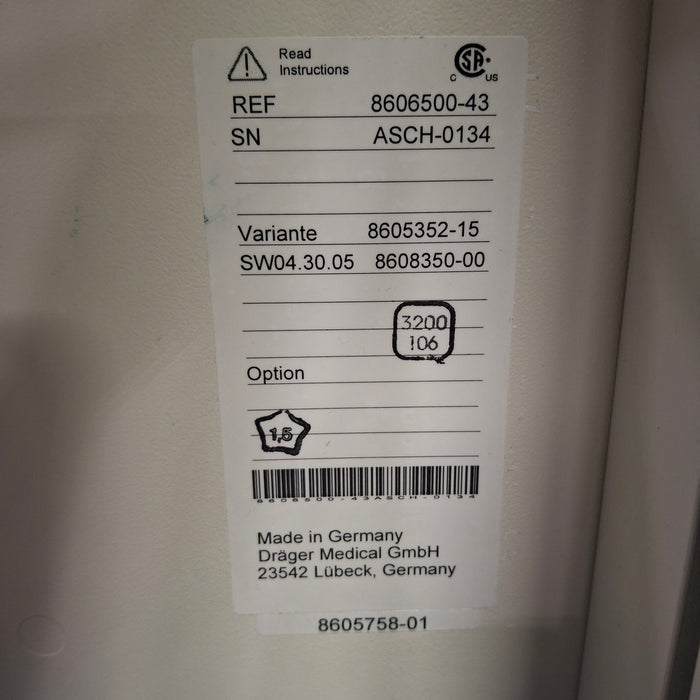 Draeger Medical Apollo Anesthesia System