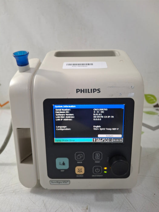 Philips SureSigns VS2+ Vital Signs Monitor