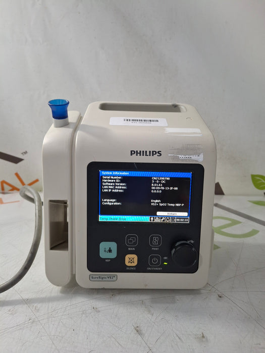 Philips SureSigns VS2+ Vital Signs Monitor