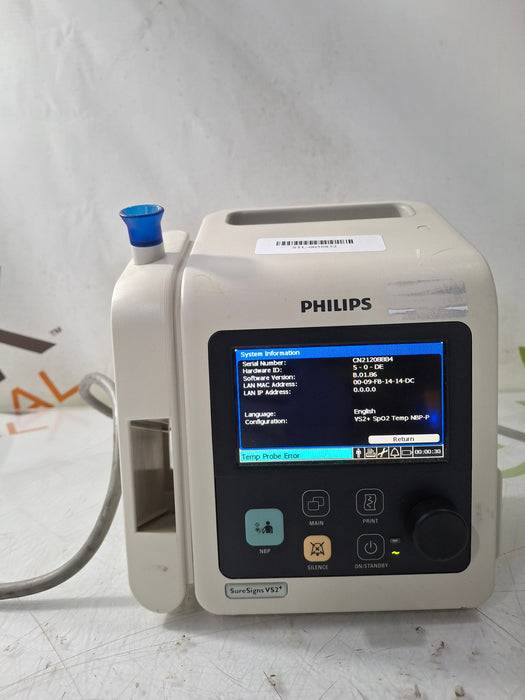 Philips SureSigns VS2+ Vital Signs Monitor
