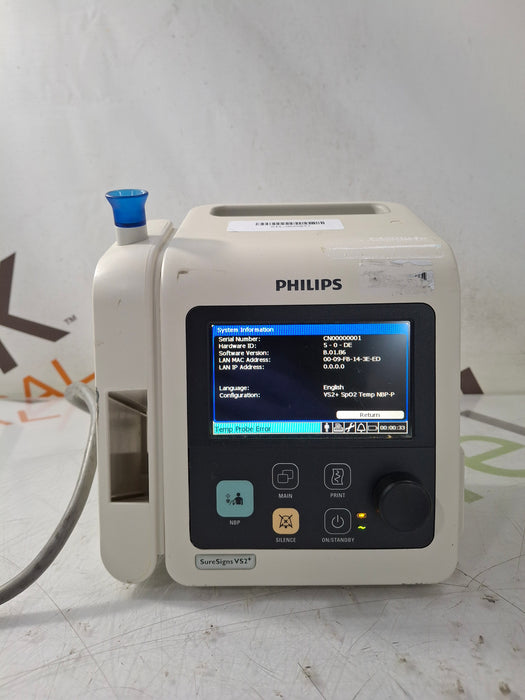 Philips SureSigns VS2+ Vital Signs Monitor