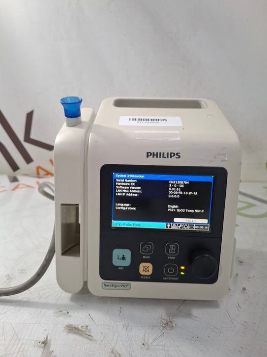 Philips SureSigns VS2+ Vital Signs Monitor