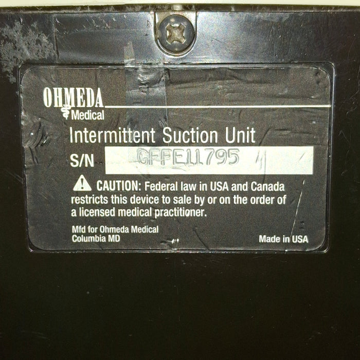 Ohmeda Medical 200 Intermittent Suction Unit