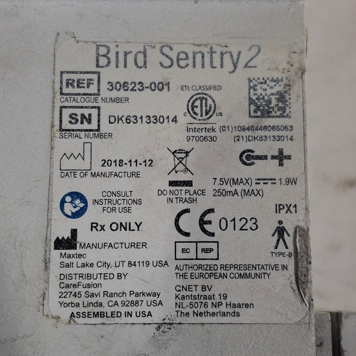 CareFusion Bird Sentry 2 High Flow Air/Oxygen Blender