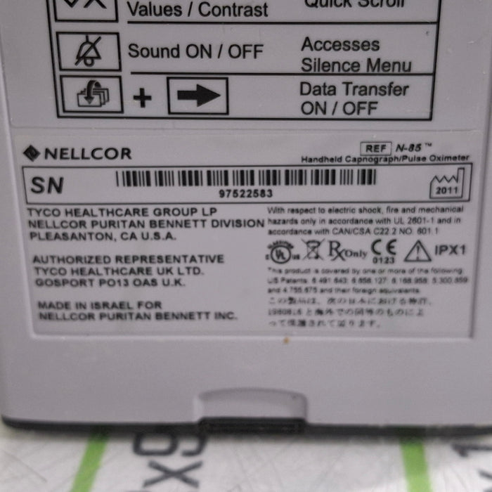 Nellcor N-85 Pulse Oximeter