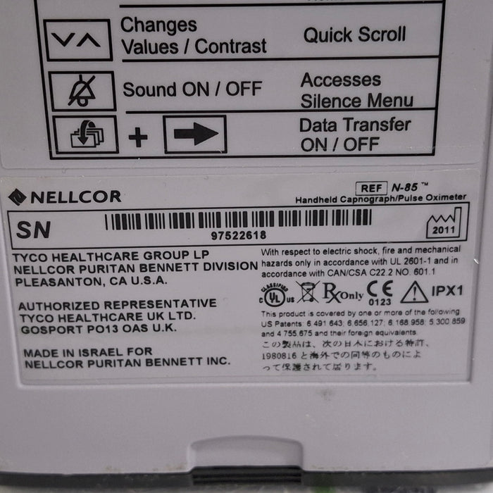Nellcor N-85 Pulse Oximeter