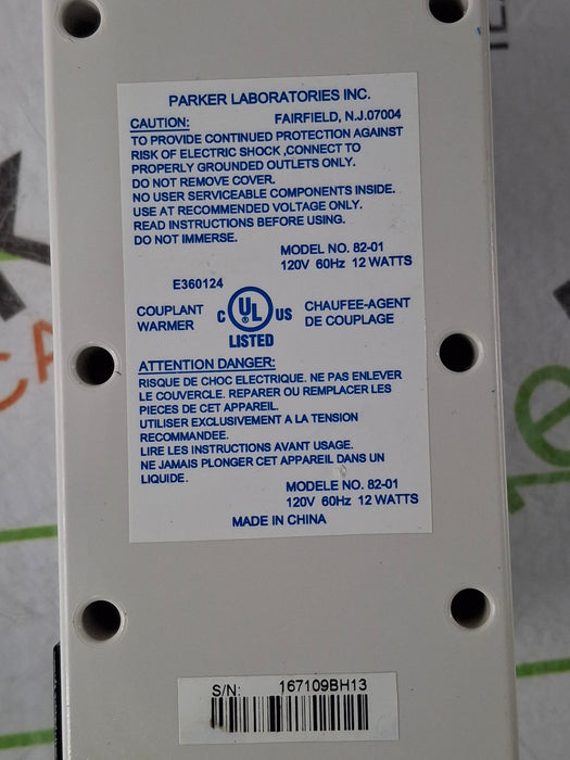 Parker Thermasonic Gel Warmer