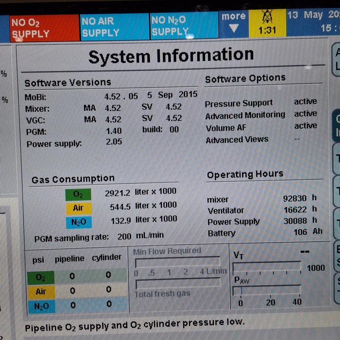Draeger Medical Apollo Anesthesia System