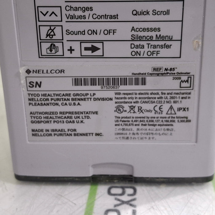 Nellcor N-85 Pulse Oximeter