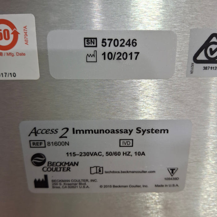 Beckman Coulter Access 2 Immunoassay Analyzer