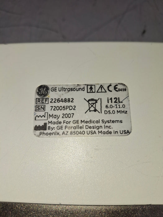 GE Healthcare i12L Linear Array Transducer