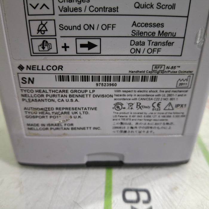 Nellcor N-85 Pulse Oximeter