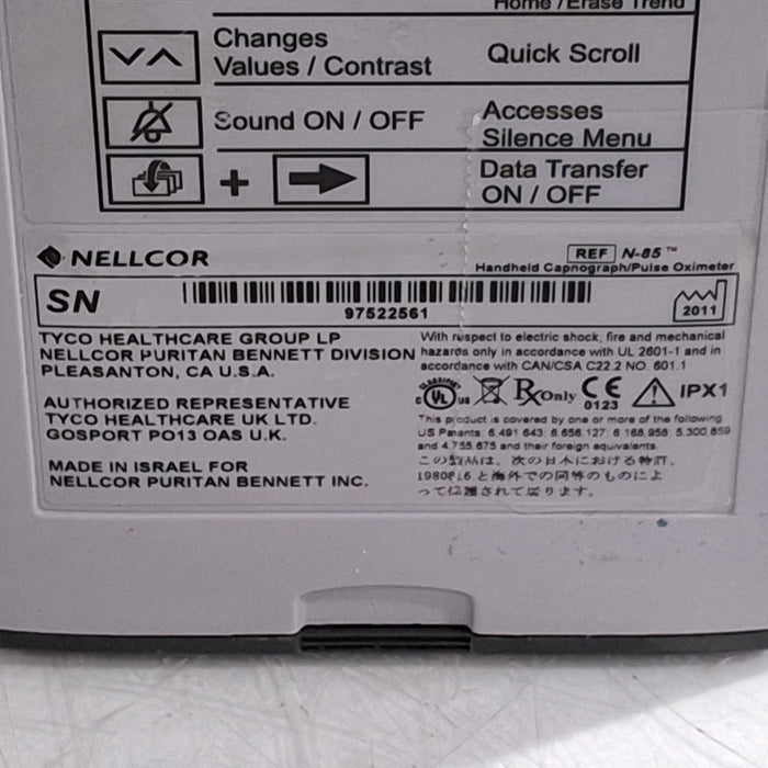 Nellcor N-85 Pulse Oximeter