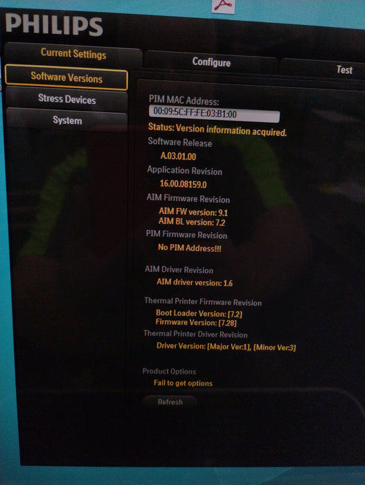 Philips Philips ST80i Stress Test Workstation Cardiology reLink Online